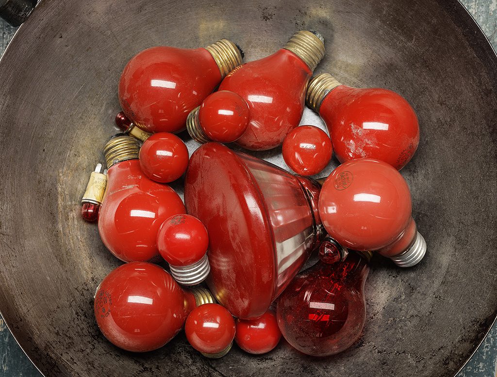 Still Life with Red Bulbs