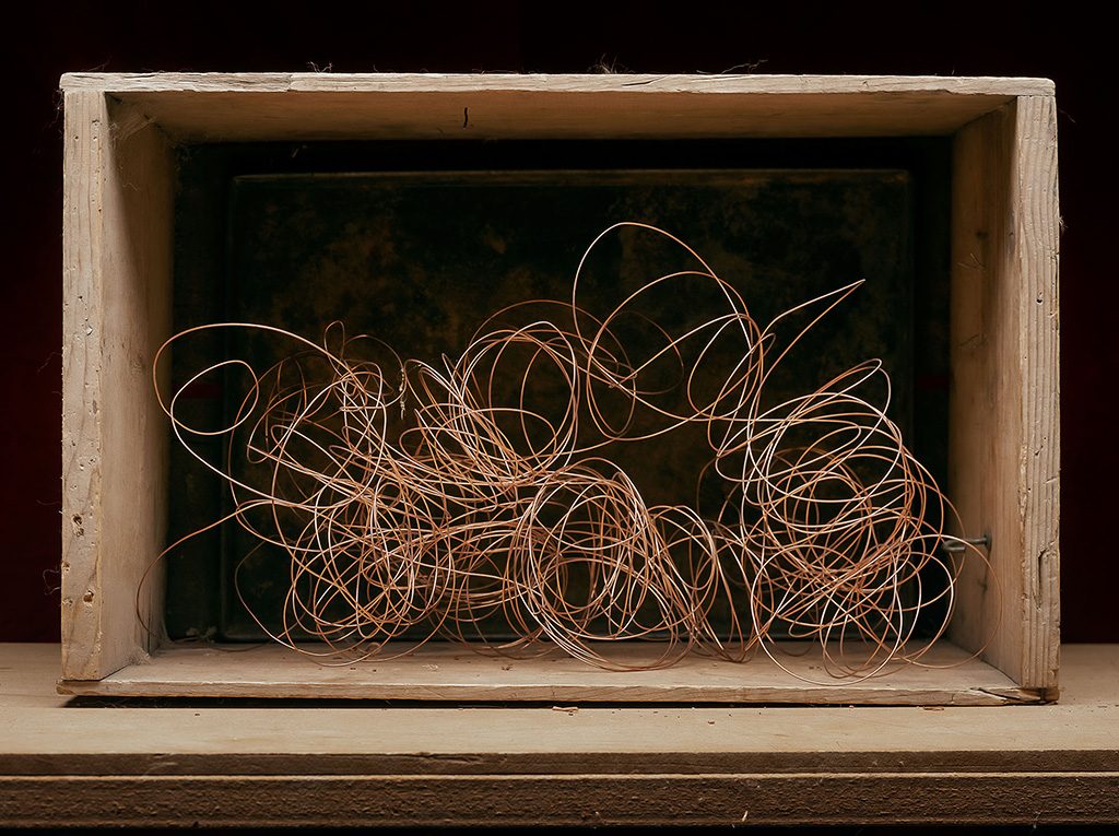 still life with wire